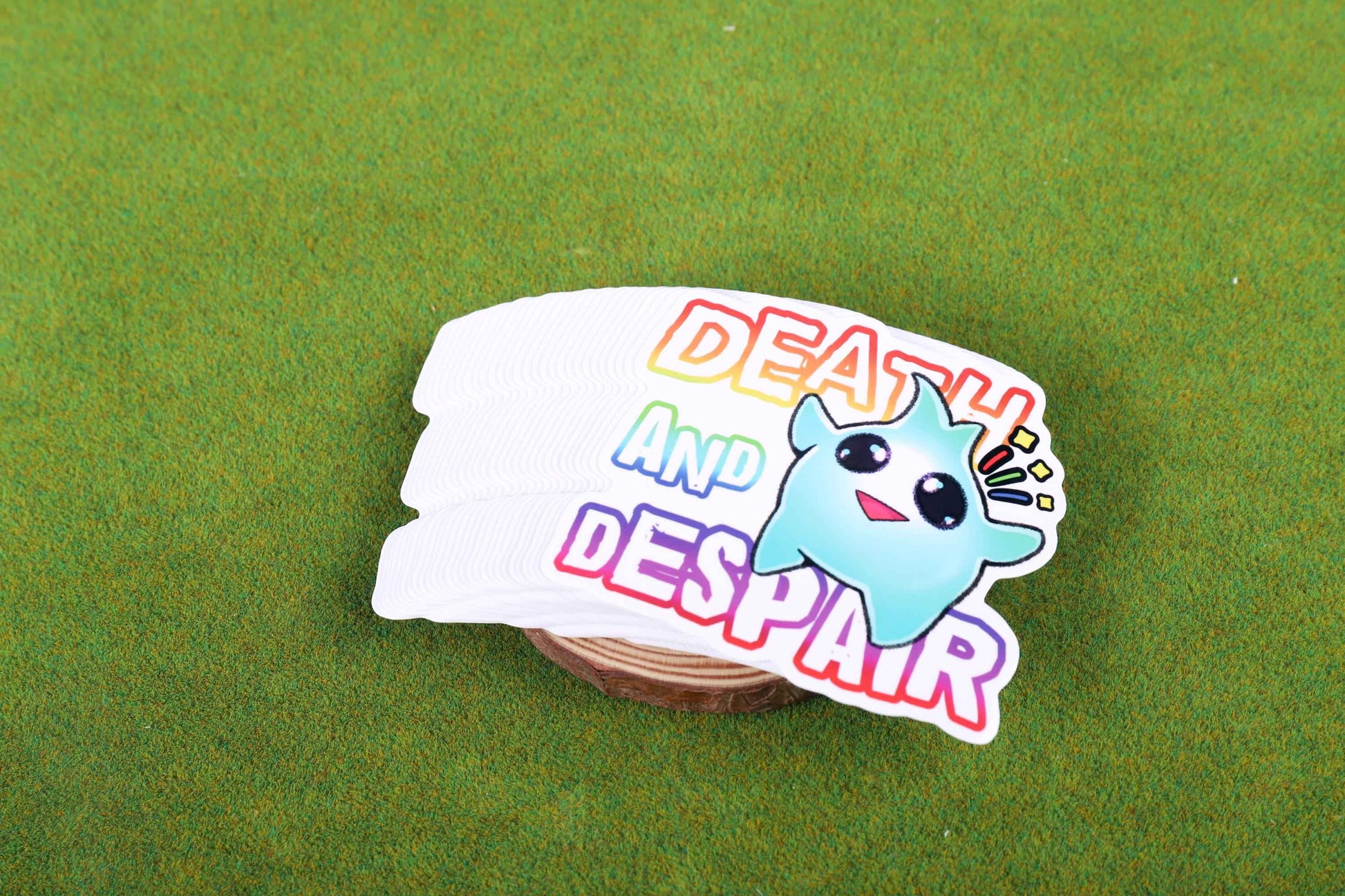DEATH and DESPAIR - Lumalee Star Vinyl Sticker 3"