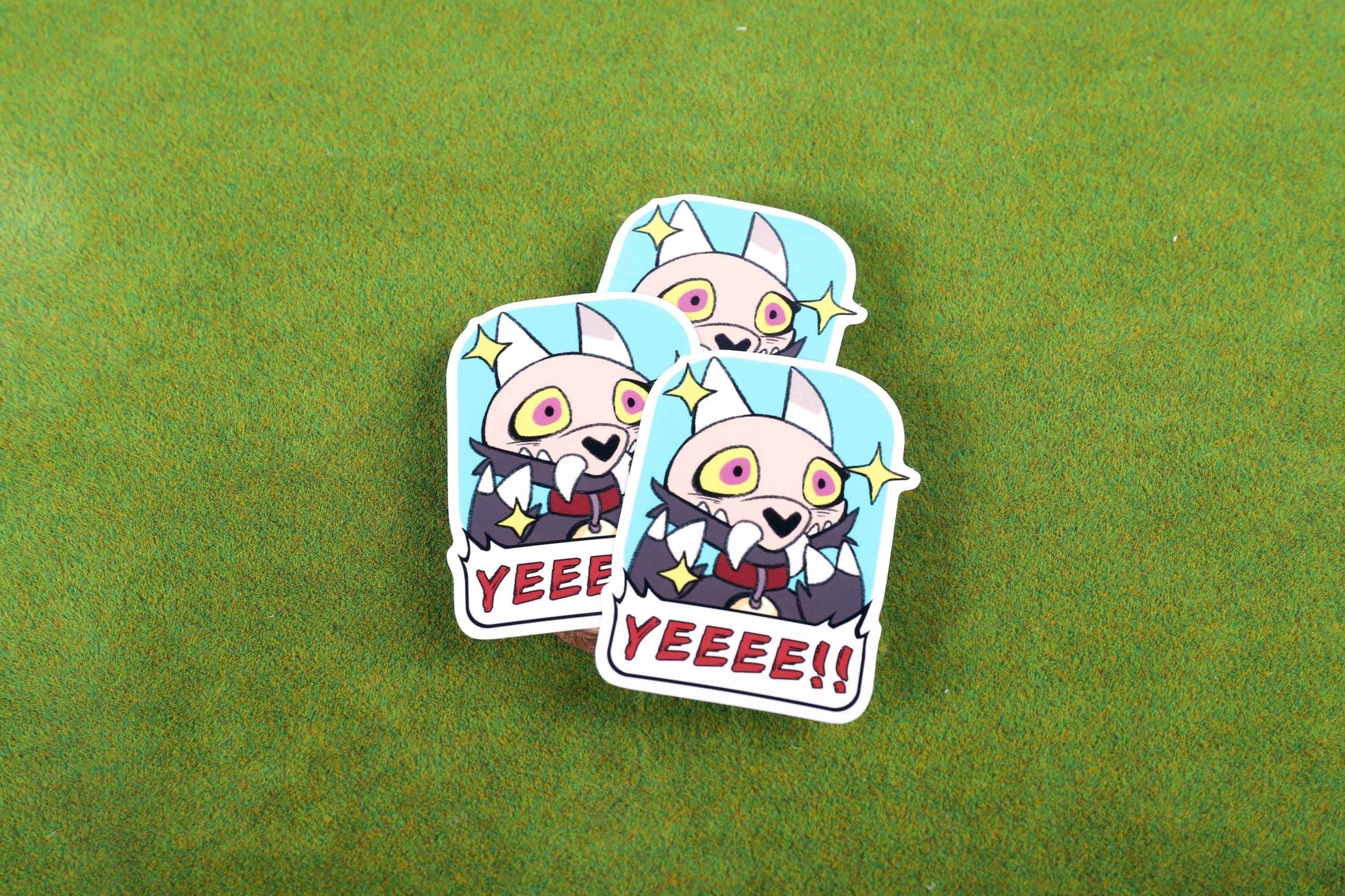 King "YEEEE!!" Vinyl Sticker - 3"