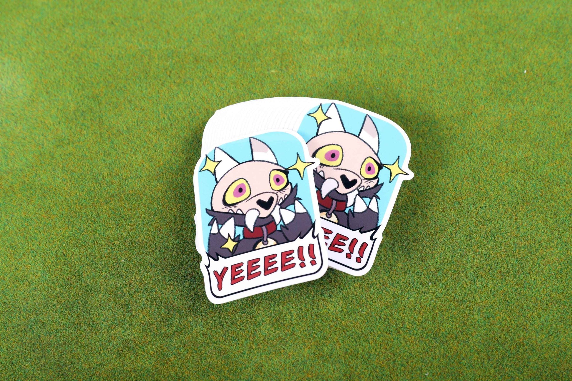 King "YEEEE!!" Vinyl Sticker - 3"