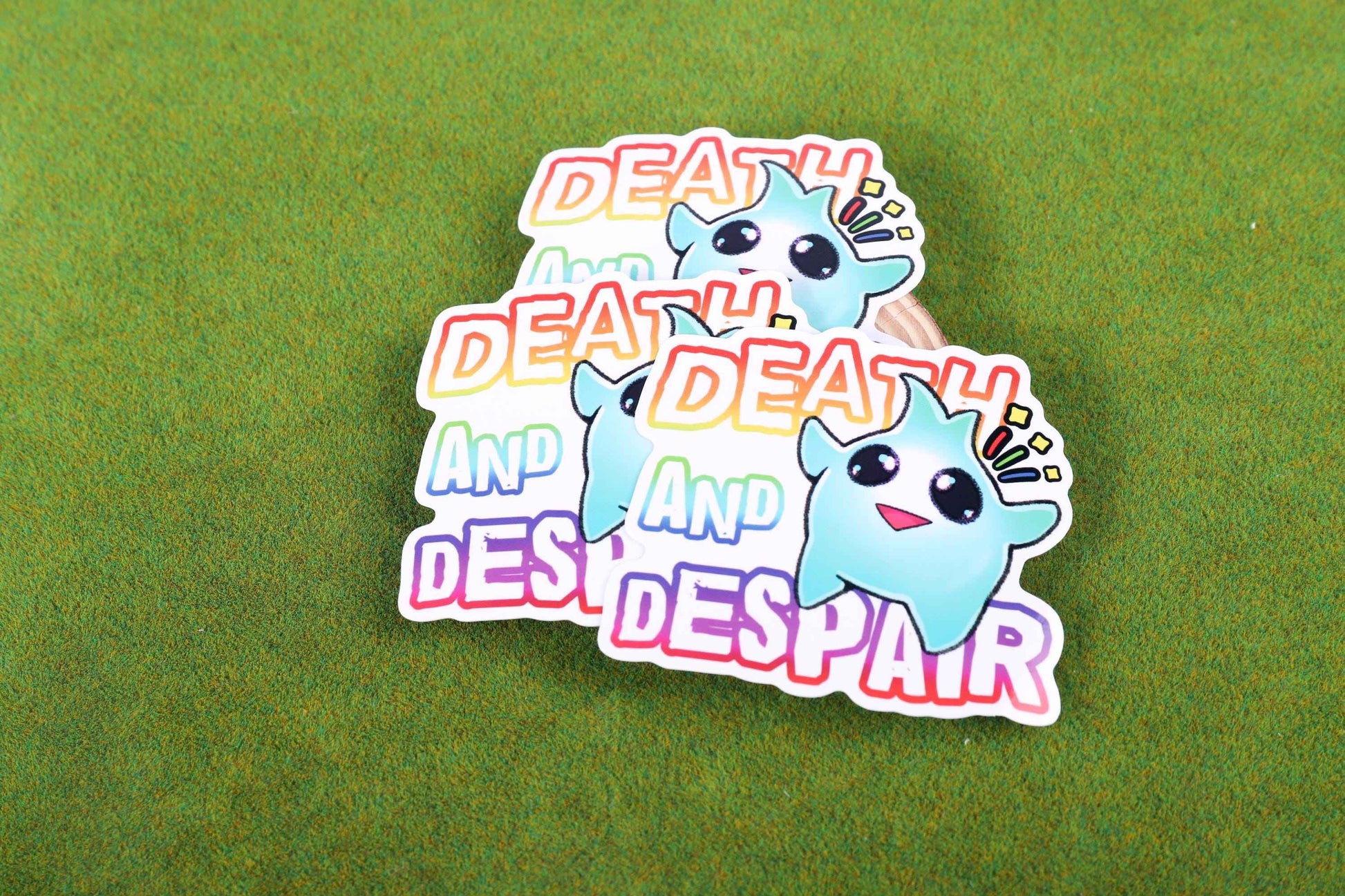DEATH and DESPAIR - Lumalee Star Vinyl Sticker 3"