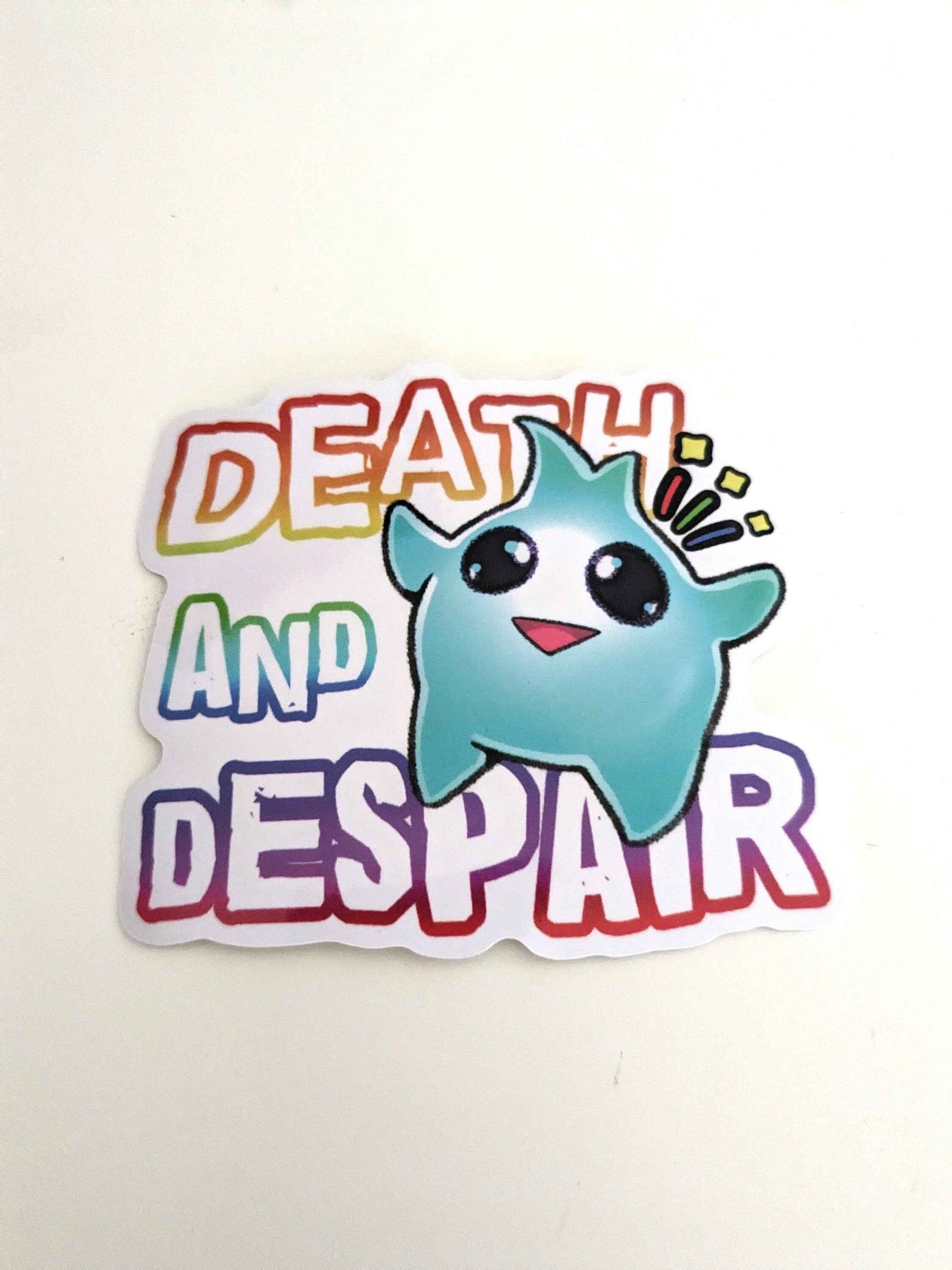 DEATH and DESPAIR - Lumalee Star Vinyl Sticker 3"
