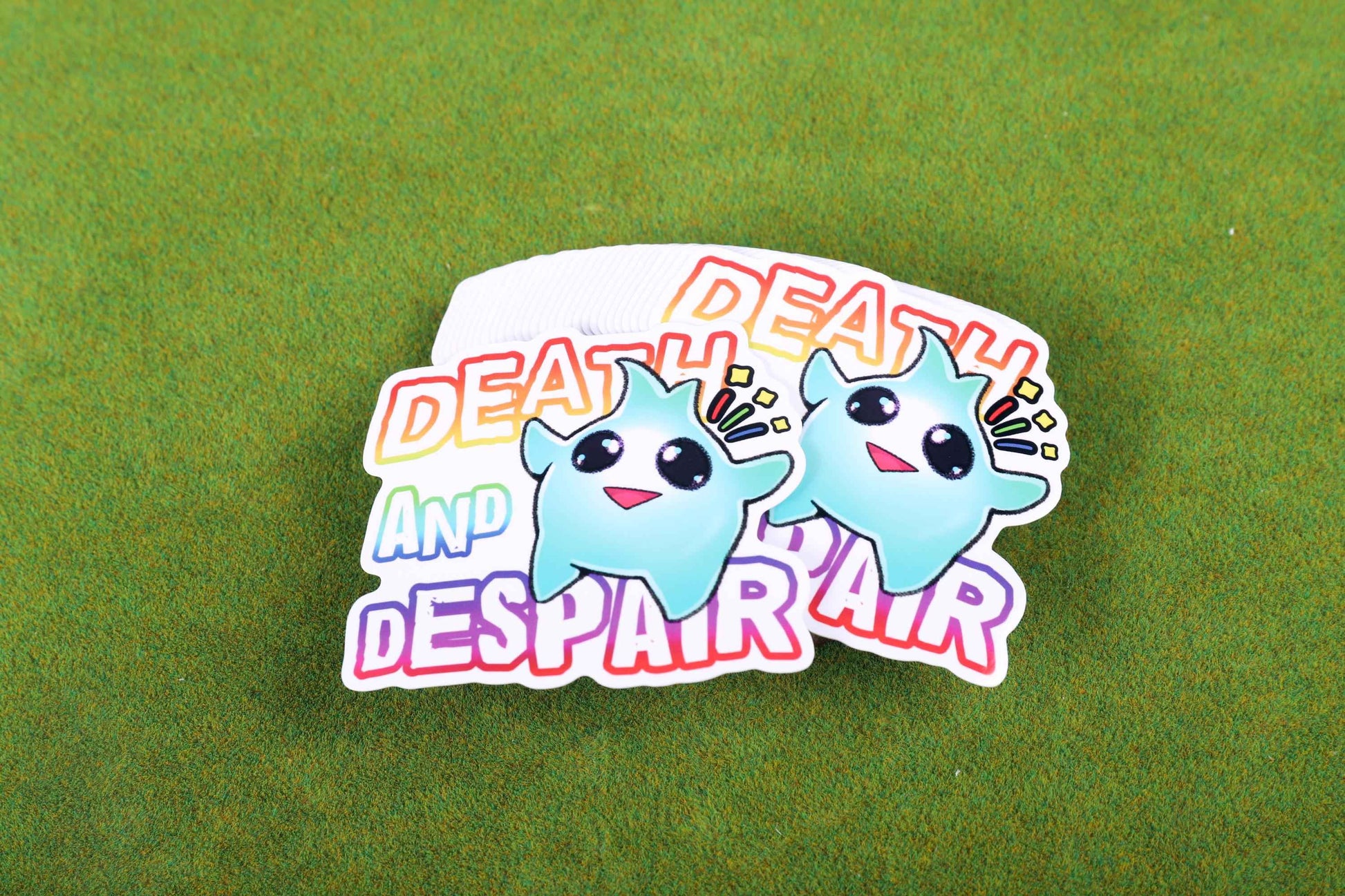 DEATH and DESPAIR - Lumalee Star Vinyl Sticker 3"
