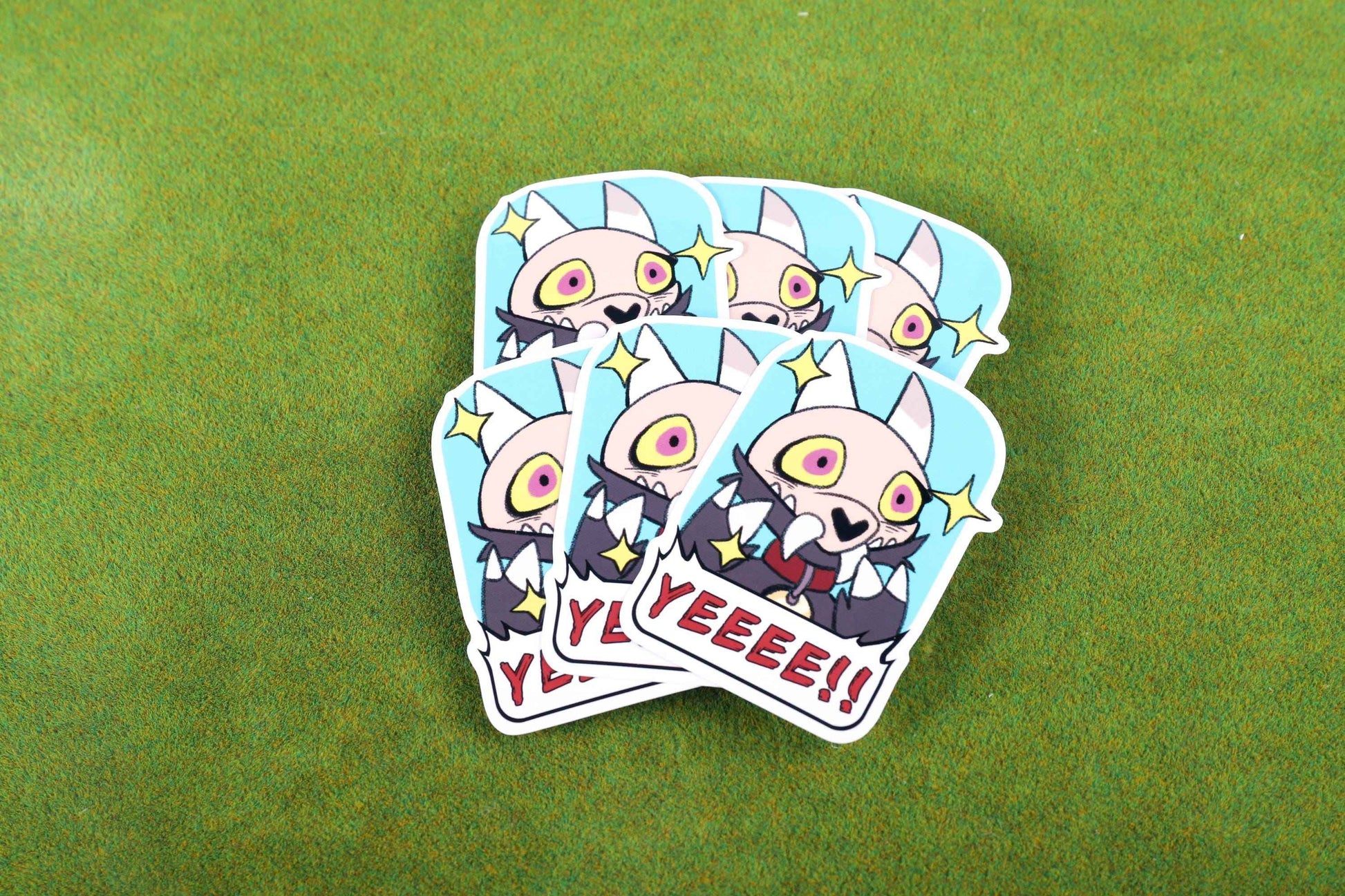 King "YEEEE!!" Vinyl Sticker - 3"