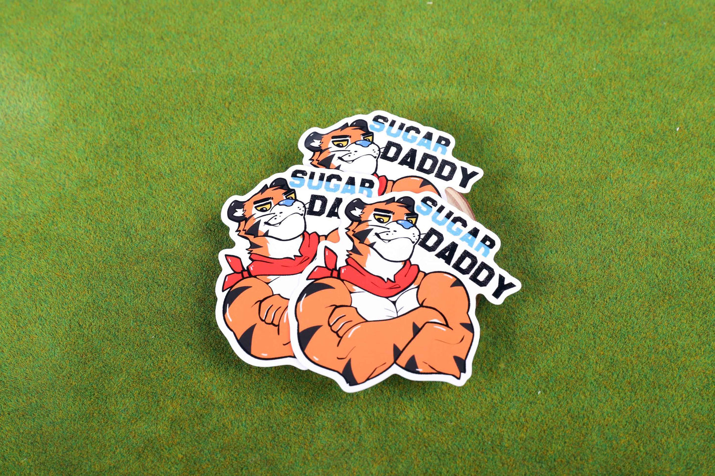 SUGAR DADDY - Tony the Tiger Vinyl Sticker 3"