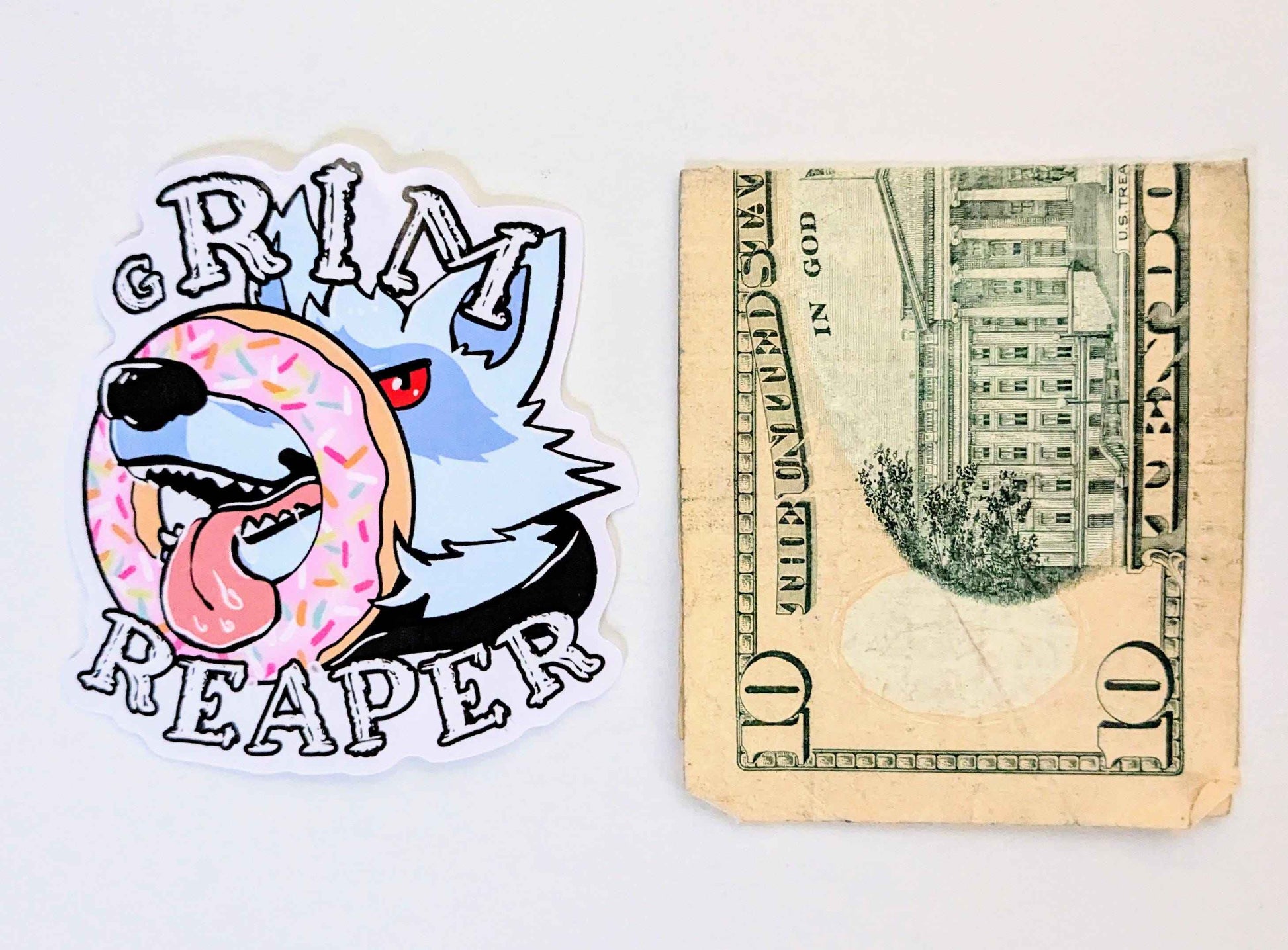 RIM REAPER - Death the Wolf Vinyl Sticker 3''