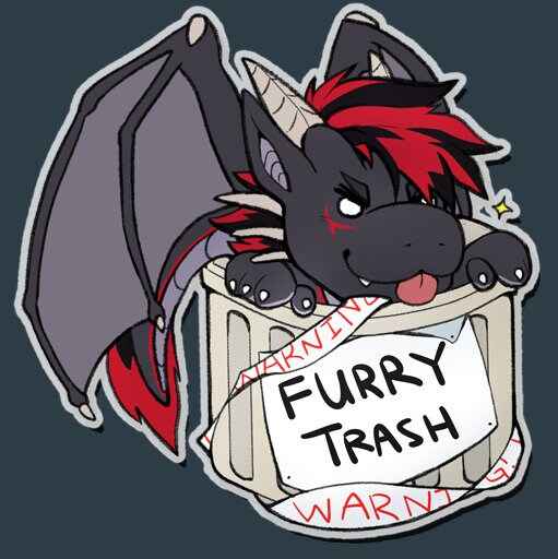 YCH "FURRY TRASH" Custom Stickers - Telegram & Hi-Res Art