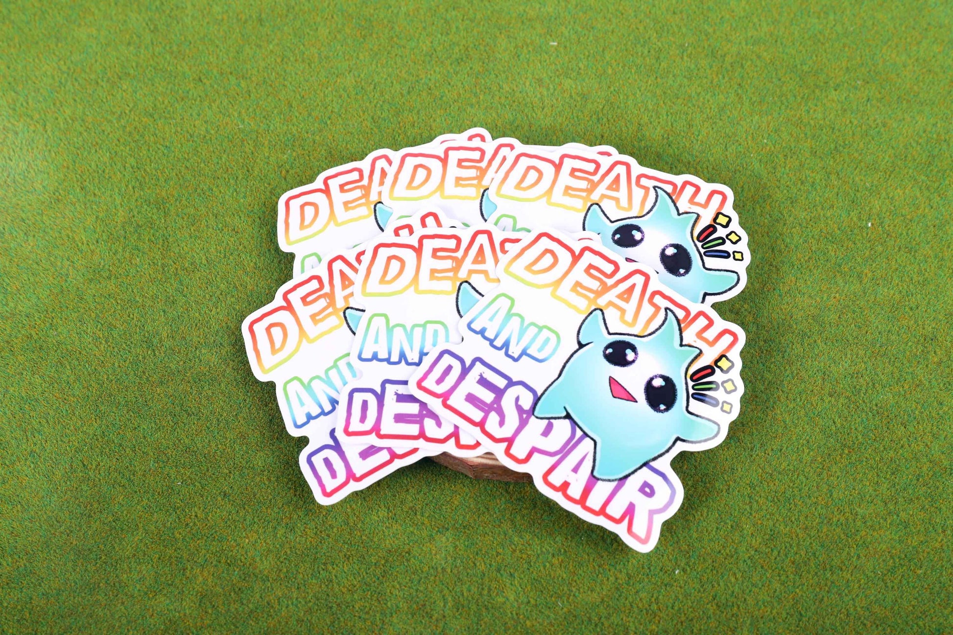 DEATH and DESPAIR - Lumalee Star Vinyl Sticker 3"