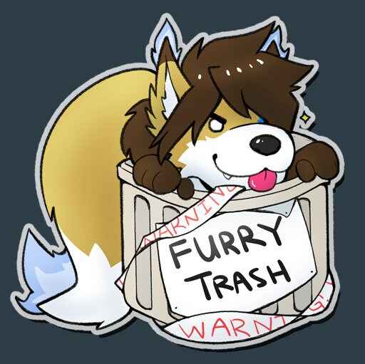 YCH "FURRY TRASH" Custom Stickers - Telegram & Hi-Res Art