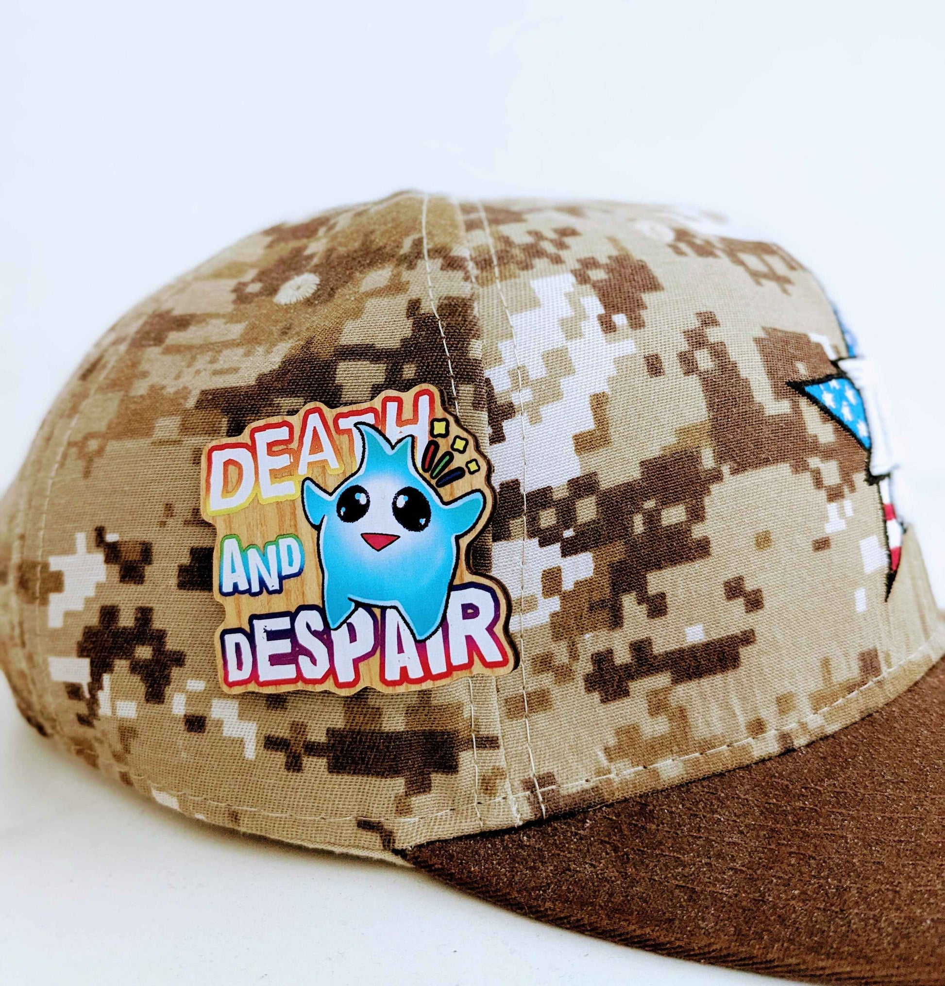 DEATH and DESPAIR - Lumalee Star Wooden Pin