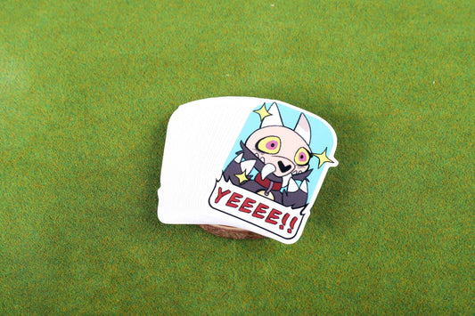 King "YEEEE!!" Vinyl Sticker - 3"