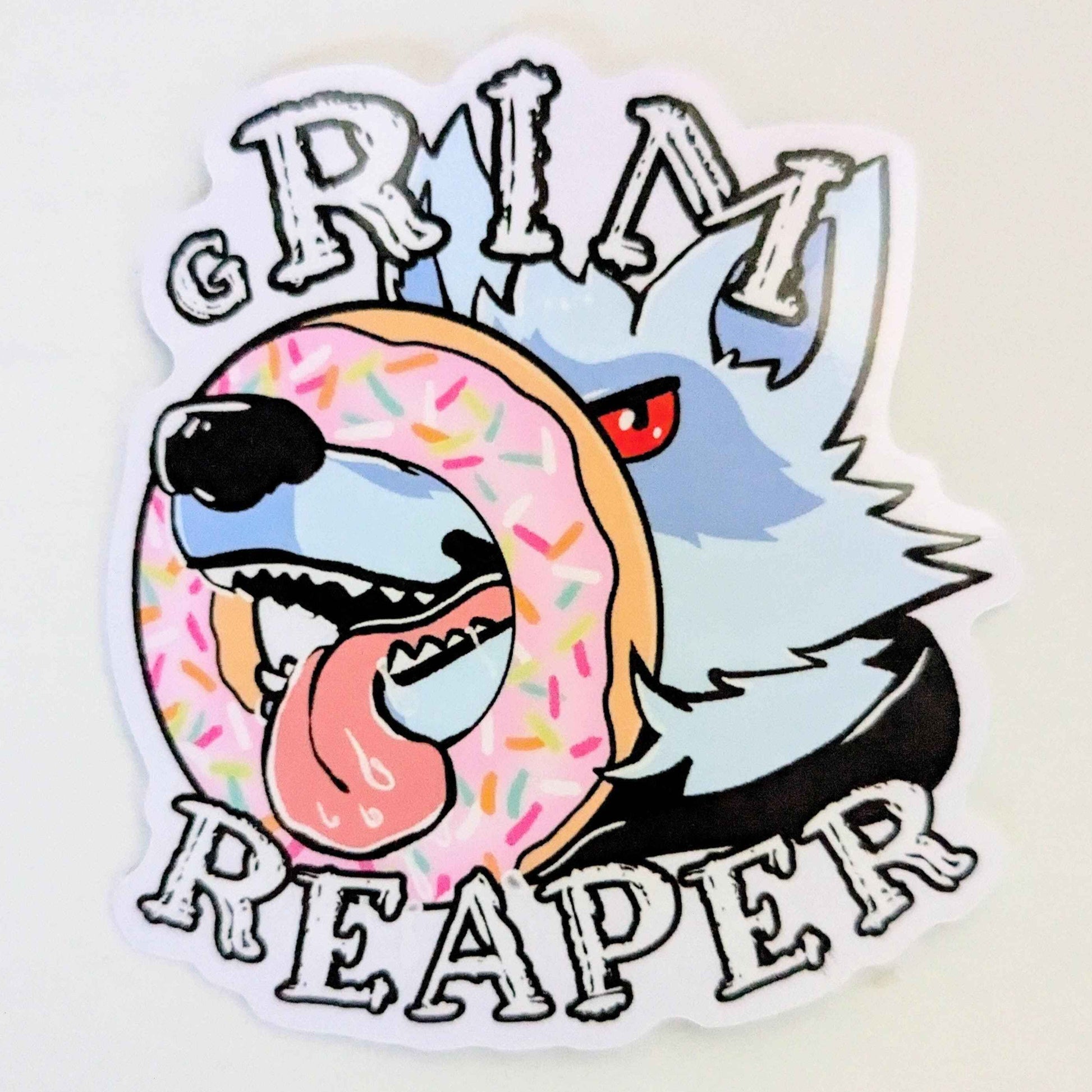 RIM REAPER - Death the Wolf Vinyl Sticker 3''