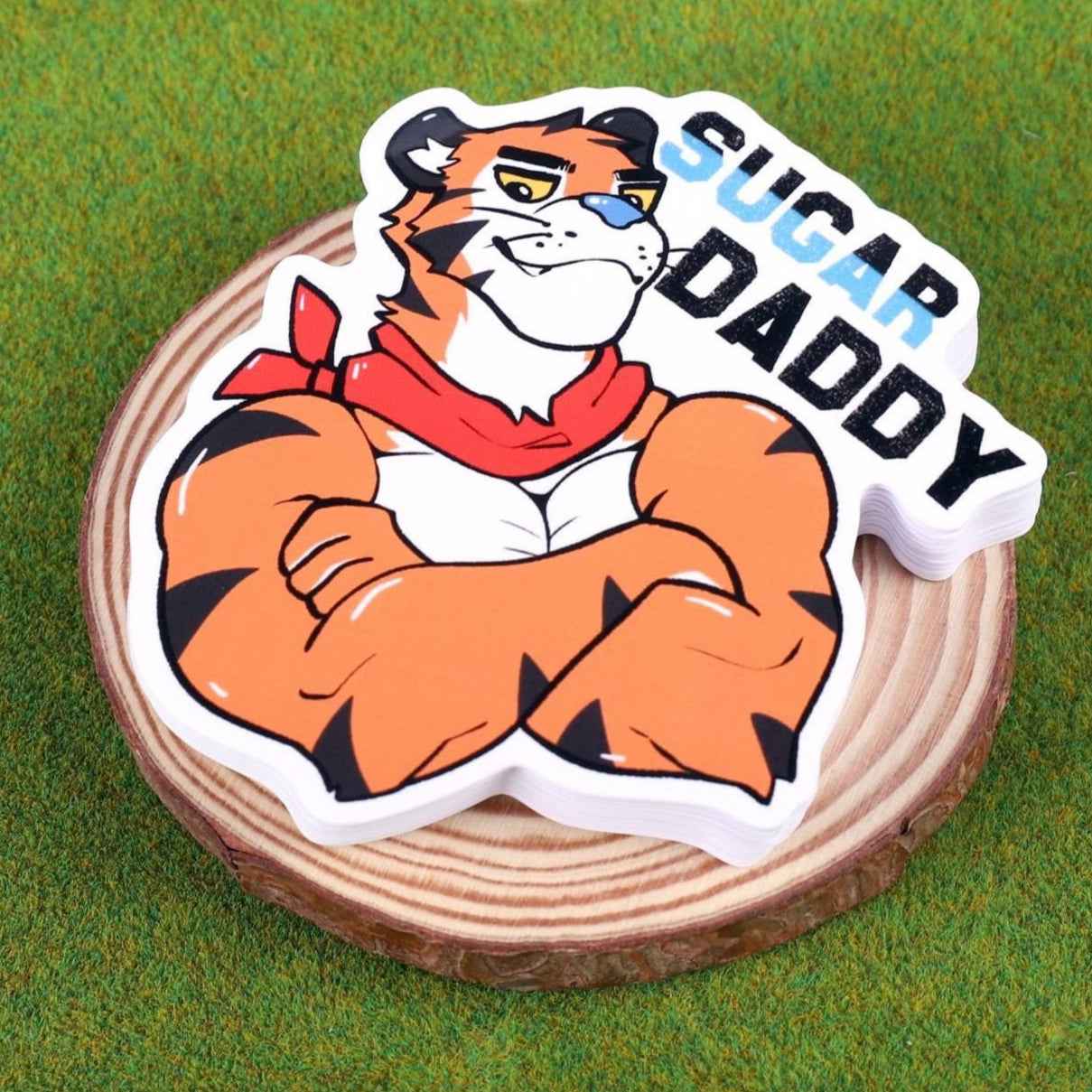SUGAR DADDY - Tony the Tiger Vinyl Sticker 3"