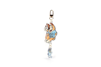 HEELER FAMILY - Dual Acrylic Keychain - IceHeroArt