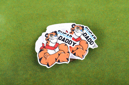 SUGAR DADDY - Tony the Tiger Vinyl Sticker 3"