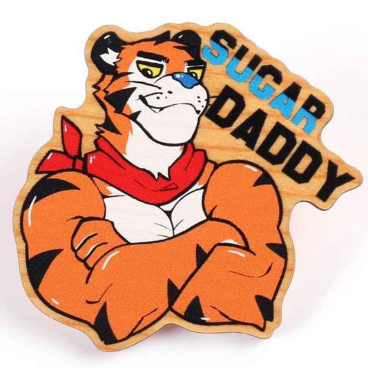 SUGAR DADDY - Tony the Tiger Wooden Pin